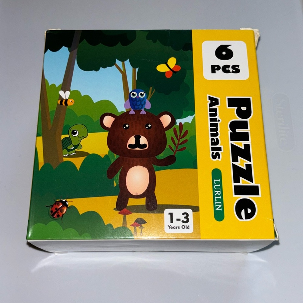 NWT Lurin Wooden Animal Jigsaw puzzle. 1-3 years old. 6pcs